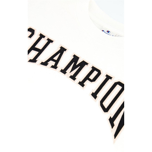 Puserot je Fleecet Champion Collegiate Logo Blend Cropped Valkoiset 168 - 172 cm/M