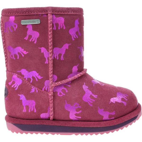 Snowboots Emu Australia Rainbow Unicorn Brumby Pink 24