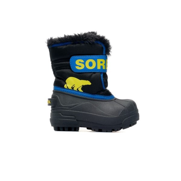 Lumisaappaat Sorel Snow Commander Mustat,Tummansininen 37