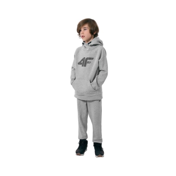 Puserot je Fleecet 4F JBLM002 Harmaat 122 - 127 cm