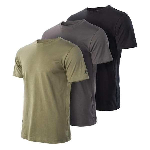T-shirts Magnum Basic Sort,Grøn,Grå 183 - 187 cm/L