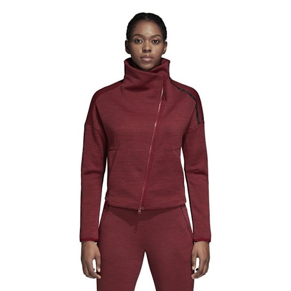 Puserot je Fleecet Adidas Zne Heartracer Jacket Tummanpunainen 164 - 169 cm/M