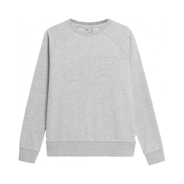 Sweatshirts 4F SS23TSWSF370CHODNYJASNYSZARYMELAN Grå 162 - 165 cm/XS