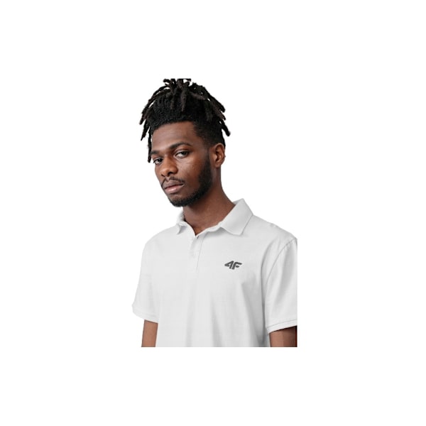 T-paidat 4F TSM355 Valkoiset 185 - 188 cm/XXL