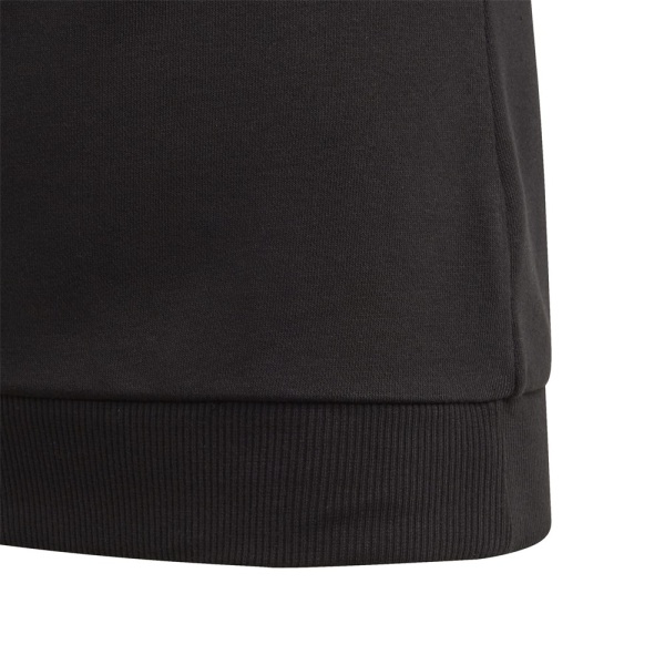 Puserot je Fleecet Adidas Linear Mustat 123 - 128 cm/XS
