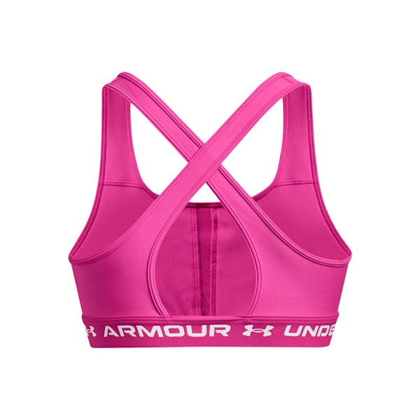 T-paidat Under Armour Ua Crossback Mid Bra Us Vaaleanpunaiset 178 - 182 cm/XL