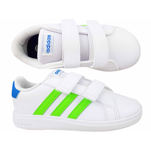 Puolikengät Adidas Grand Court 20 CF Valkoiset 25