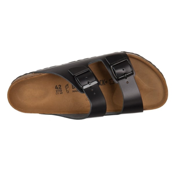 Tofflor Birkenstock Arizona Leder Svarta,Bruna 48