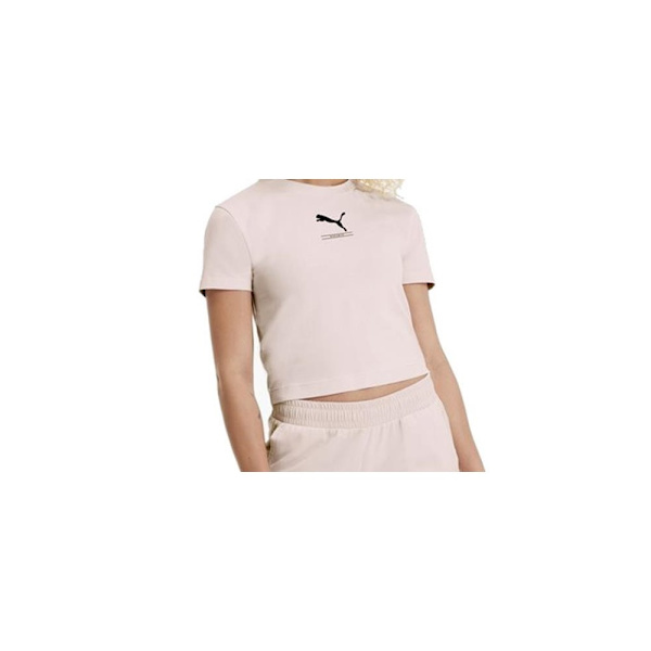 T-paidat Puma Nutility Fitted Tee Vaaleanpunaiset 158 - 163 cm/XS