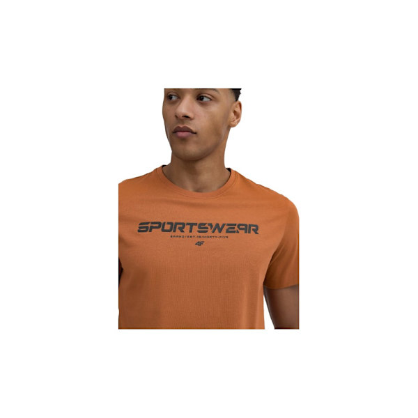 T-shirts 4F 4FSS23TTSHM36481S Brun 176 - 179 cm/M