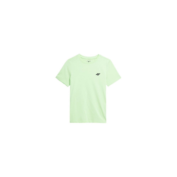 T-shirts 4F 4FJSS23TTSHM29142S Celadon 122 - 127 cm