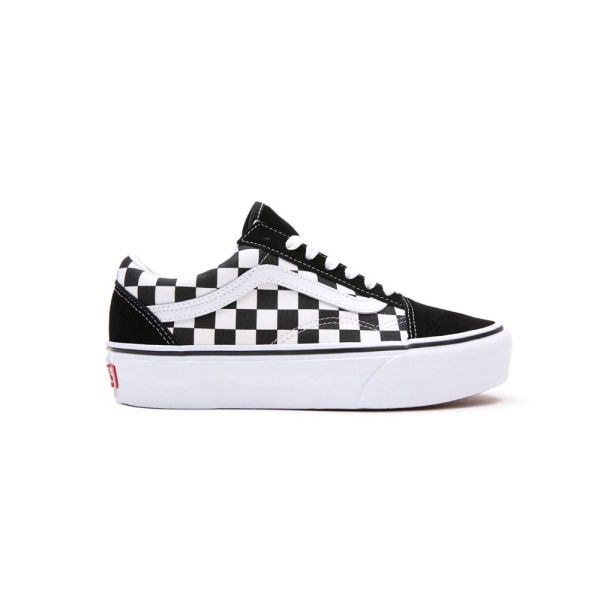 Lenkkitossut Vans UA Old Skool Platform Checkerboard Mustat 37