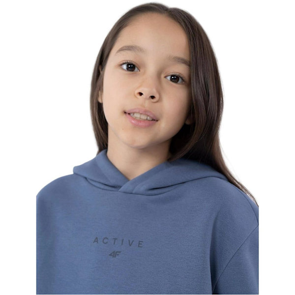 Puserot je Fleecet 4F JBLD003 Vaaleansiniset 128 - 133 cm