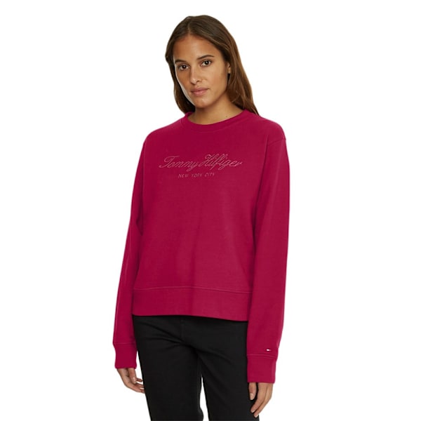Puserot je Fleecet Tommy Hilfiger WW0WW35976VWU Vaaleanpunaiset 163 - 167 cm/S