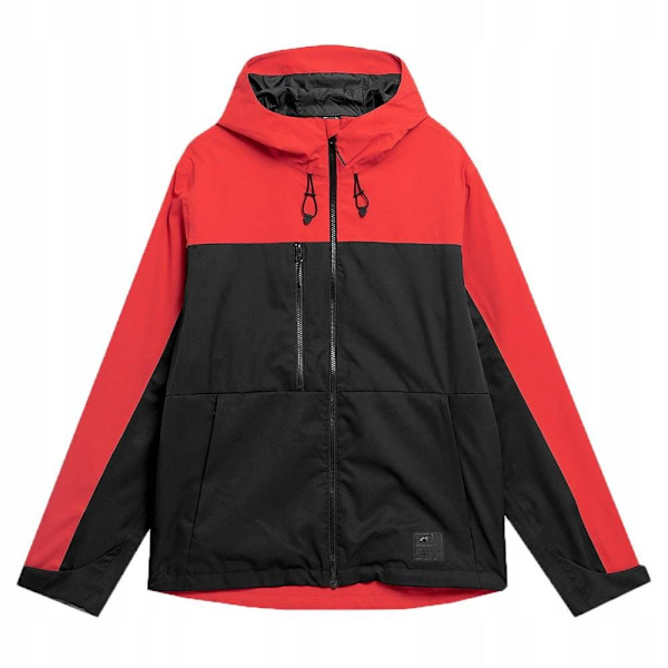 Jakker 4F 4FSS23TTJAM08062S Sort,Rød 182 - 185 cm/XL