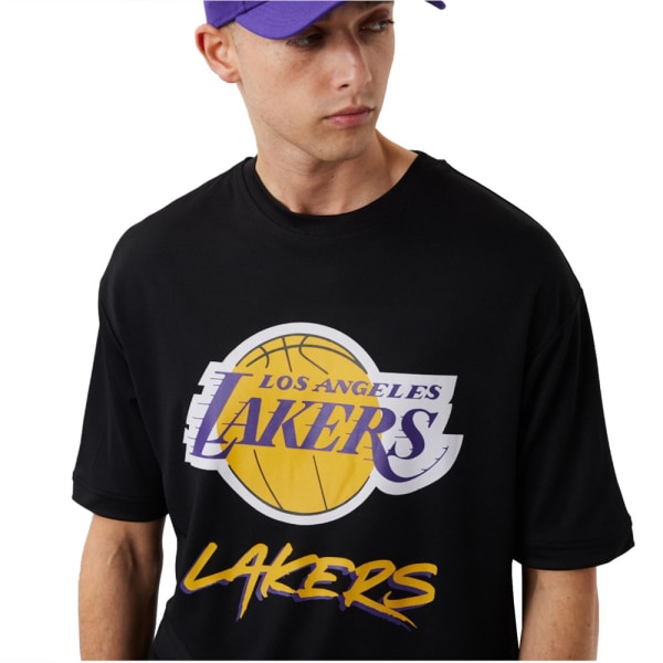 T-shirts New Era Nba Los Angeles Lakers Script Mesh Sort 173 - 177 cm/S