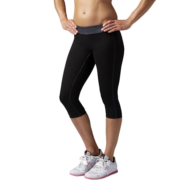 Housut Reebok Rcf Reversbl Chase Capri Grafiitin väriset 158 - 163 cm/XS