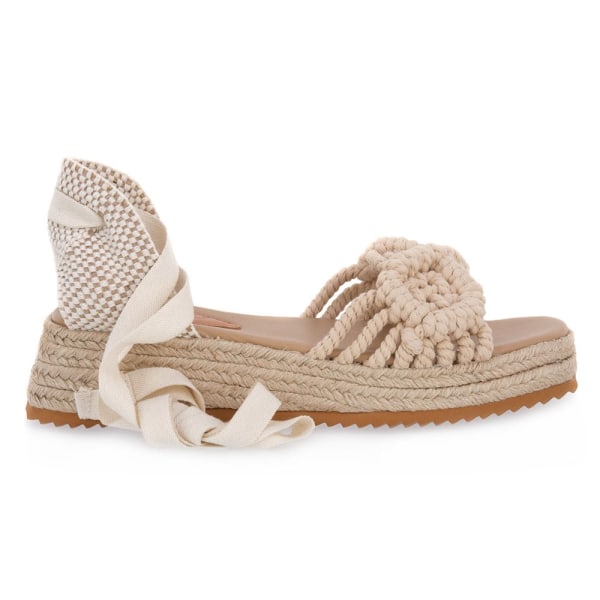 Sandaalit Frau Fancy Macrame Natural Beesit 38