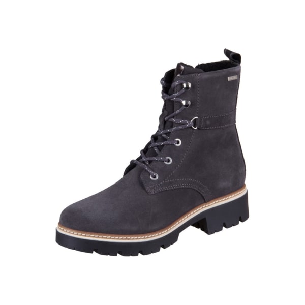 Sko Tamaris Anthracite Materilmix Aus Leder Und Sythetik Sort 39