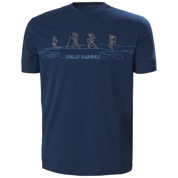 T-shirts Helly Hansen 63082584 Flåde 167 - 173 cm/S