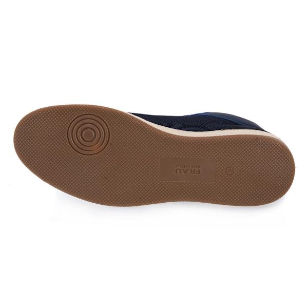 Sneakers low Frau Blu Tecno Suede Flåde 42
