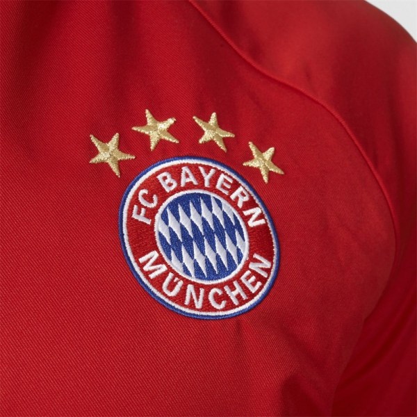 Sweatshirts Adidas FC Bayern Anthem Jacket Röda 158 - 163 cm/XS