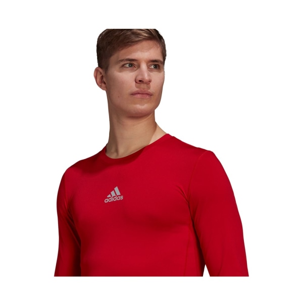 Shirts Adidas Techfit Compression Röda 188 - 193 cm/XXL