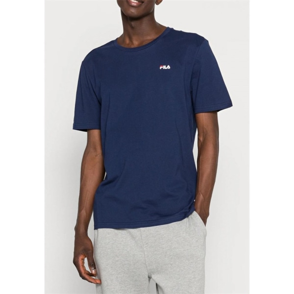 T-shirts Fila Brod Tee Dubble Pack Hvid,Flåde 174 - 179 cm/M