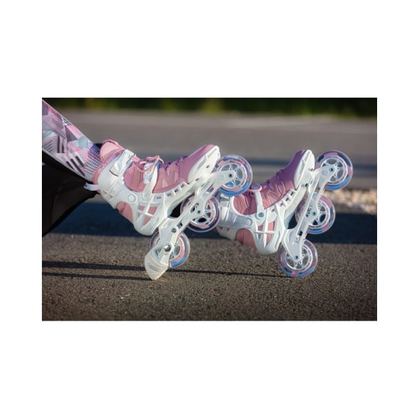 Rollerblades Powerslide Phuzion Argon Hvid,Pink 25,0 cm/39,0 eu/6,0 uk/8,0 us