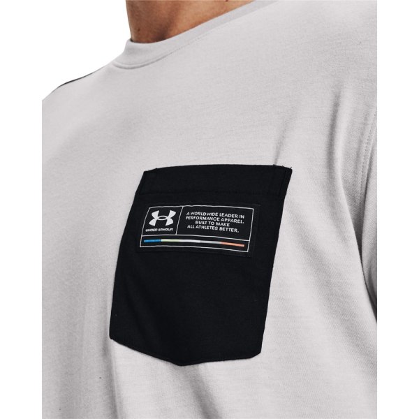 T-shirts Under Armour Pocket Hvid 173 - 177 cm/S