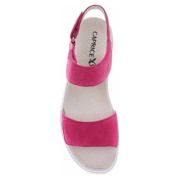 Sandaler Caprice Fuchsia Suede Pink 41