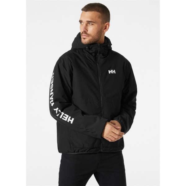 Jakker Helly Hansen Ervik Ins Rain Jacket Sort 179 - 185 cm/L