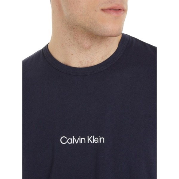 T-paidat Calvin Klein 000NM2170ECHW Mustat 187 - 189 cm/L