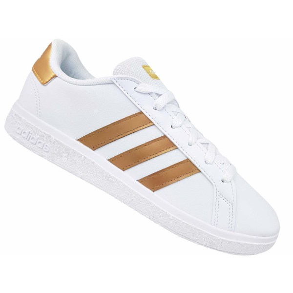 Puolikengät Adidas Grand Court 20 K Valkoiset 34