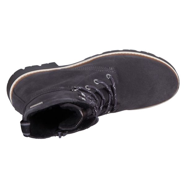 Sko Tamaris Anthracite Materilmix Aus Leder Und Sythetik Sort 42