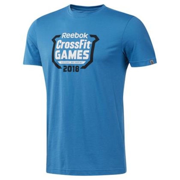 Shirts Reebok Crossfit Games Crest Blå 182 - 187 cm/L