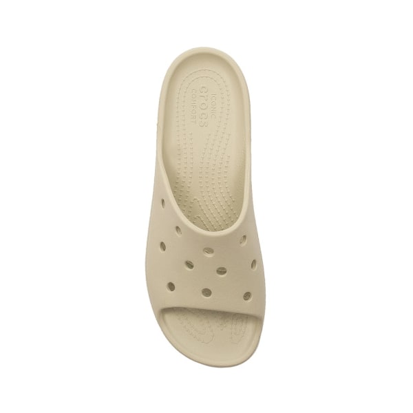 Tøffel Crocs Platform Slide Beige 38