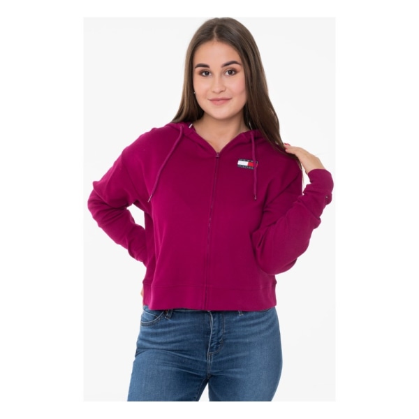 Puserot je Fleecet Tommy Hilfiger UW0UW03015VWU Tummanpunainen 158 - 162 cm/XS