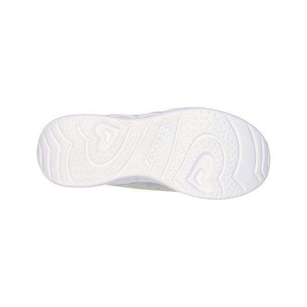 Skor Skechers Heart Lights Silver,Gråa 34