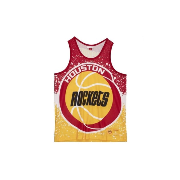 Shirts Mitchell & Ness Nba Houston Rockets Tank Top Orange 183 - 187 cm/L