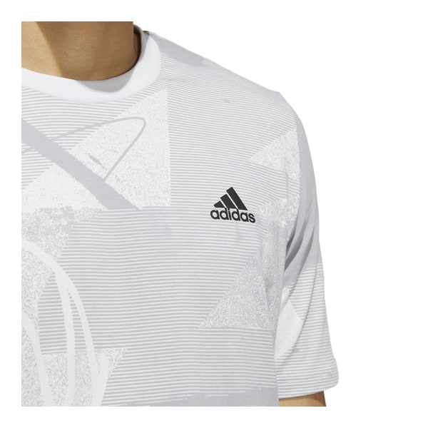 Shirts Adidas Ignite Allover Print Graphic Tee Vit 188 - 193 cm/XXL