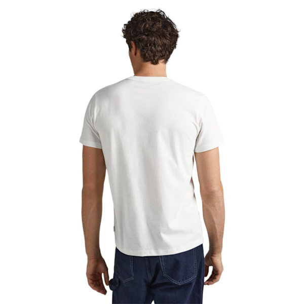 T-shirts Pepe Jeans WESTEND TEE FUTURE ECRU Hvid 176 - 181 cm/L