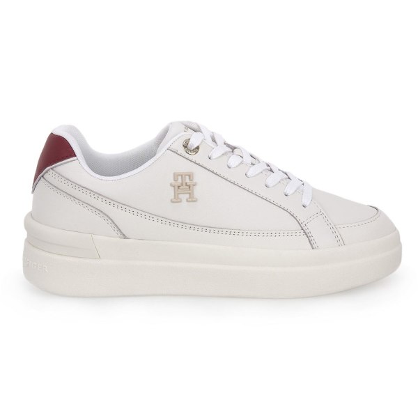 Puolikengät Tommy Hilfiger Ybh Elevated Court Valkoiset 40