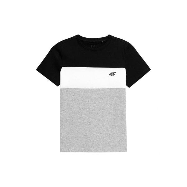 T-shirts 4F JTSM007 Grå,Hvid,Sort 122 - 127 cm