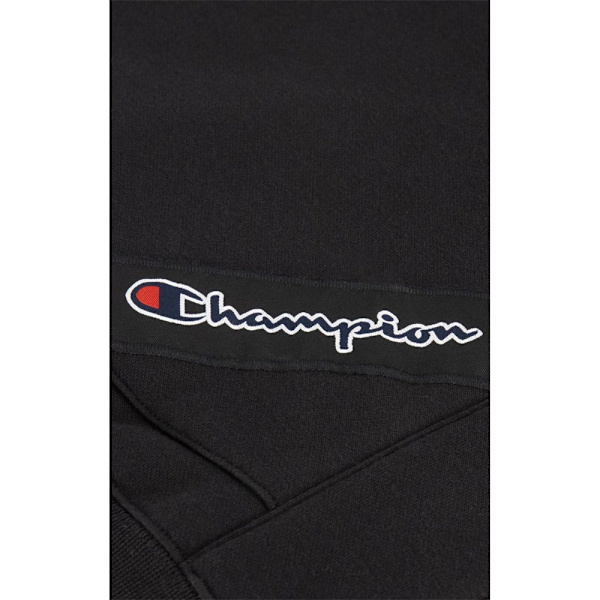 Sweatshirts Champion Asymmetric Pocket Hoodie Sort 173 - 177 cm/S