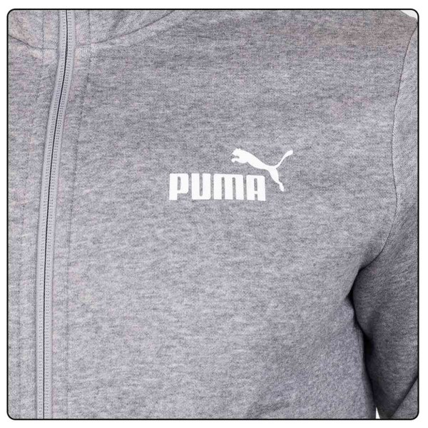 Träningsoveraller Puma Clean Sweat Gråa 170 - 175 cm/S