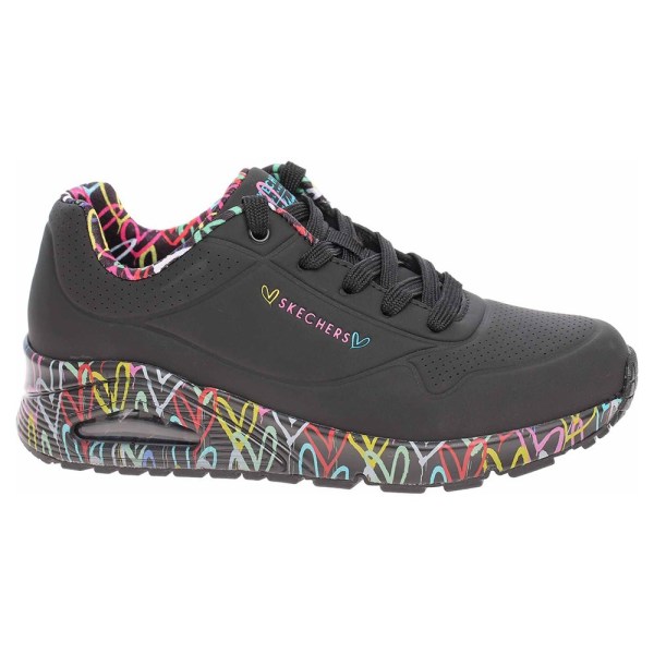 Puolikengät Skechers Uno Loving Love Mustat 37