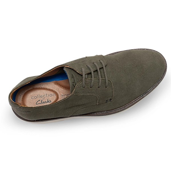 Sneakers low Clarks Malwood Plain Grøn 42