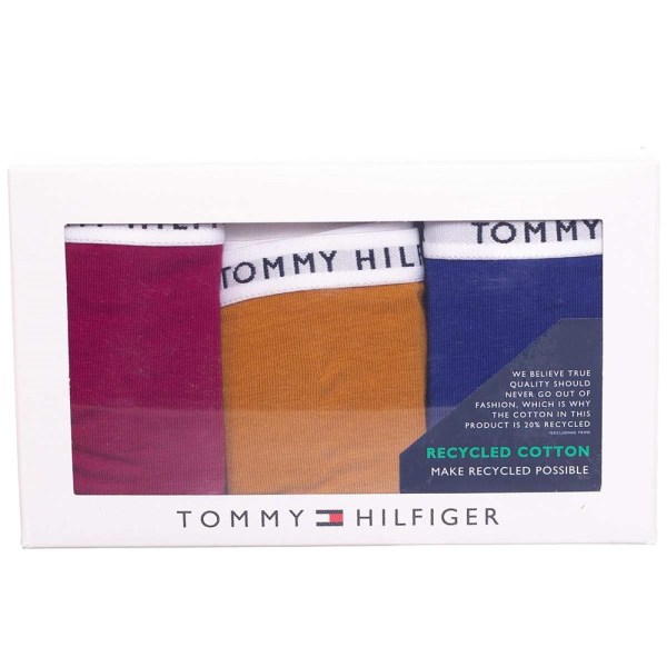 Majtki Tommy Hilfiger 3PACK Beige,Bordeaux,Flåde S