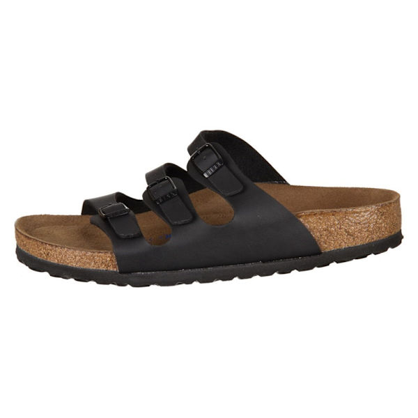 Rantakengät Birkenstock Florida Birkoflor Mustat 43